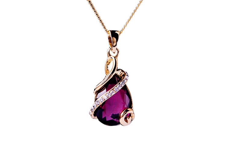 艾迪儿 IDEE CREATIVE IDEA FOR YOU IDee Amethyst Pendant Necklace