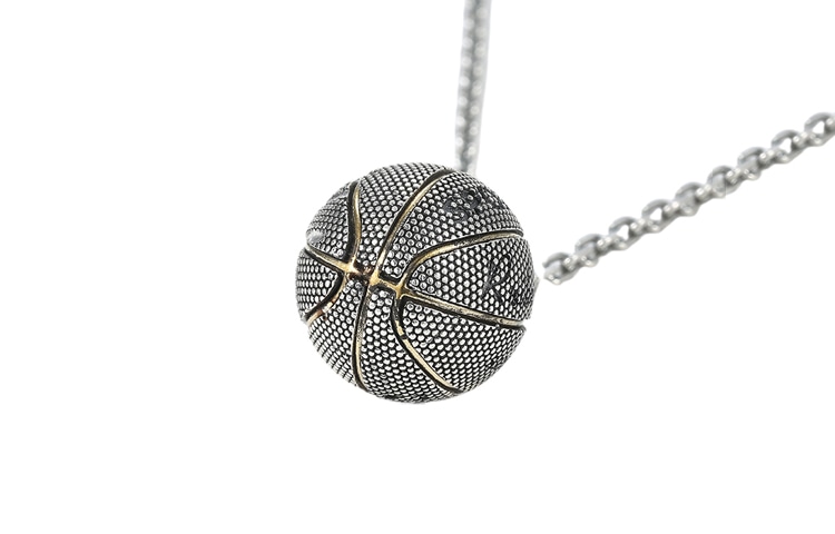 Ruibeila S925 Silver Basketball Pendant Necklace — фото 2