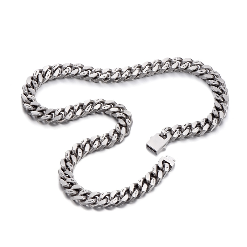 Ideagemer Cross Cuban Chain Necklace — фото 4
