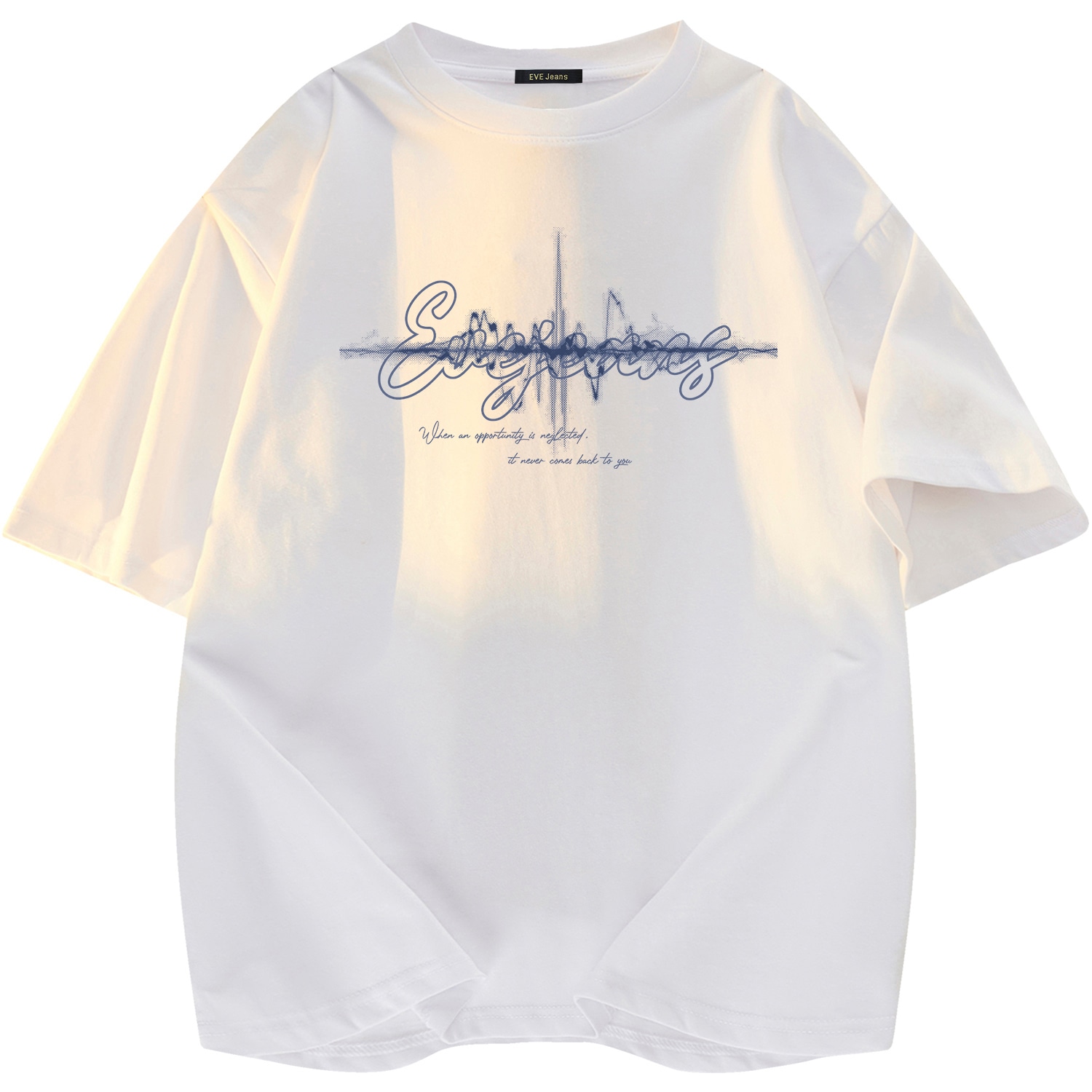 依文 EVE Jeans Basic Logo Tee — фото 4