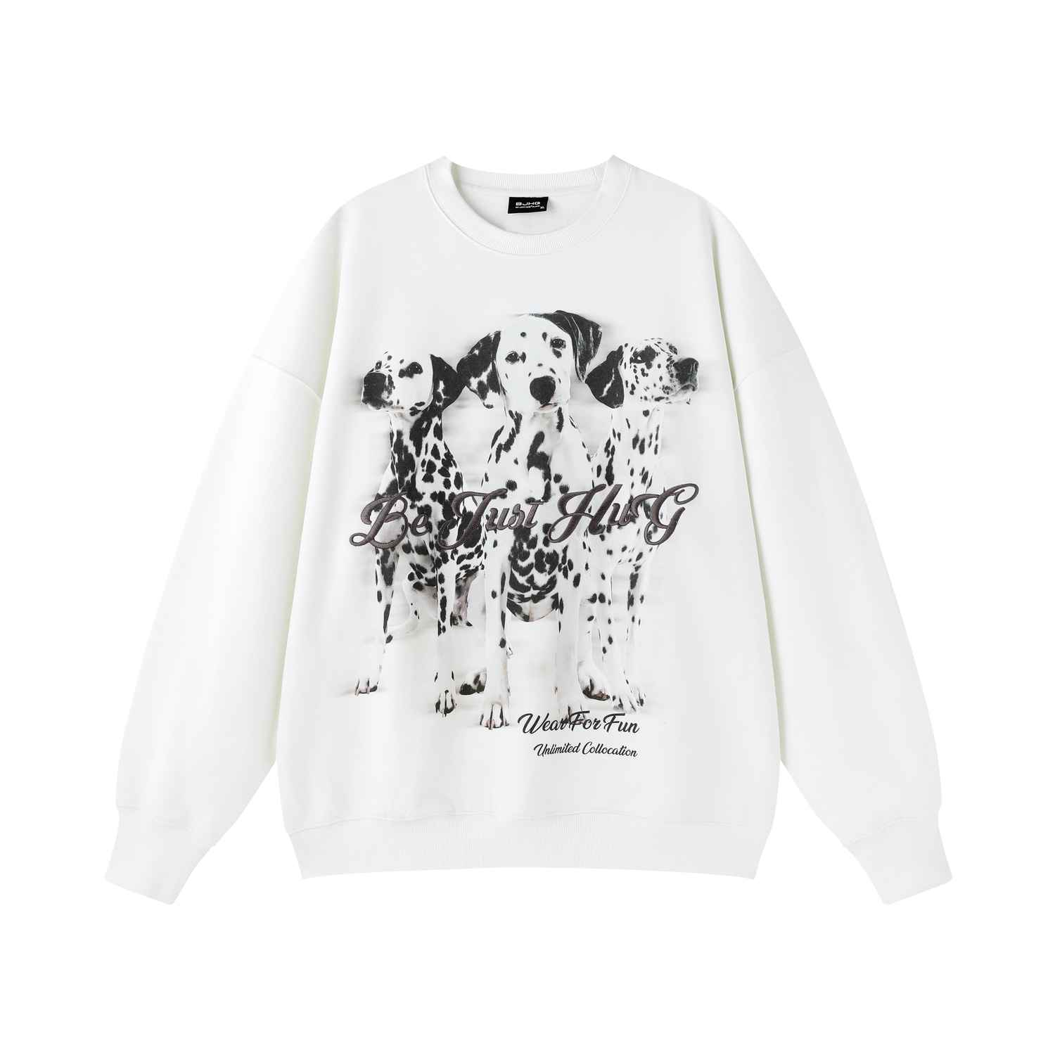 Bjhg Casual Spot Dog Print Sweatshirt — фото 5
