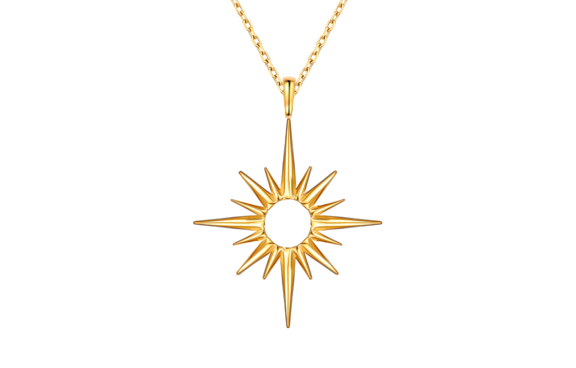 RAWNESS Cross Sun Necklace