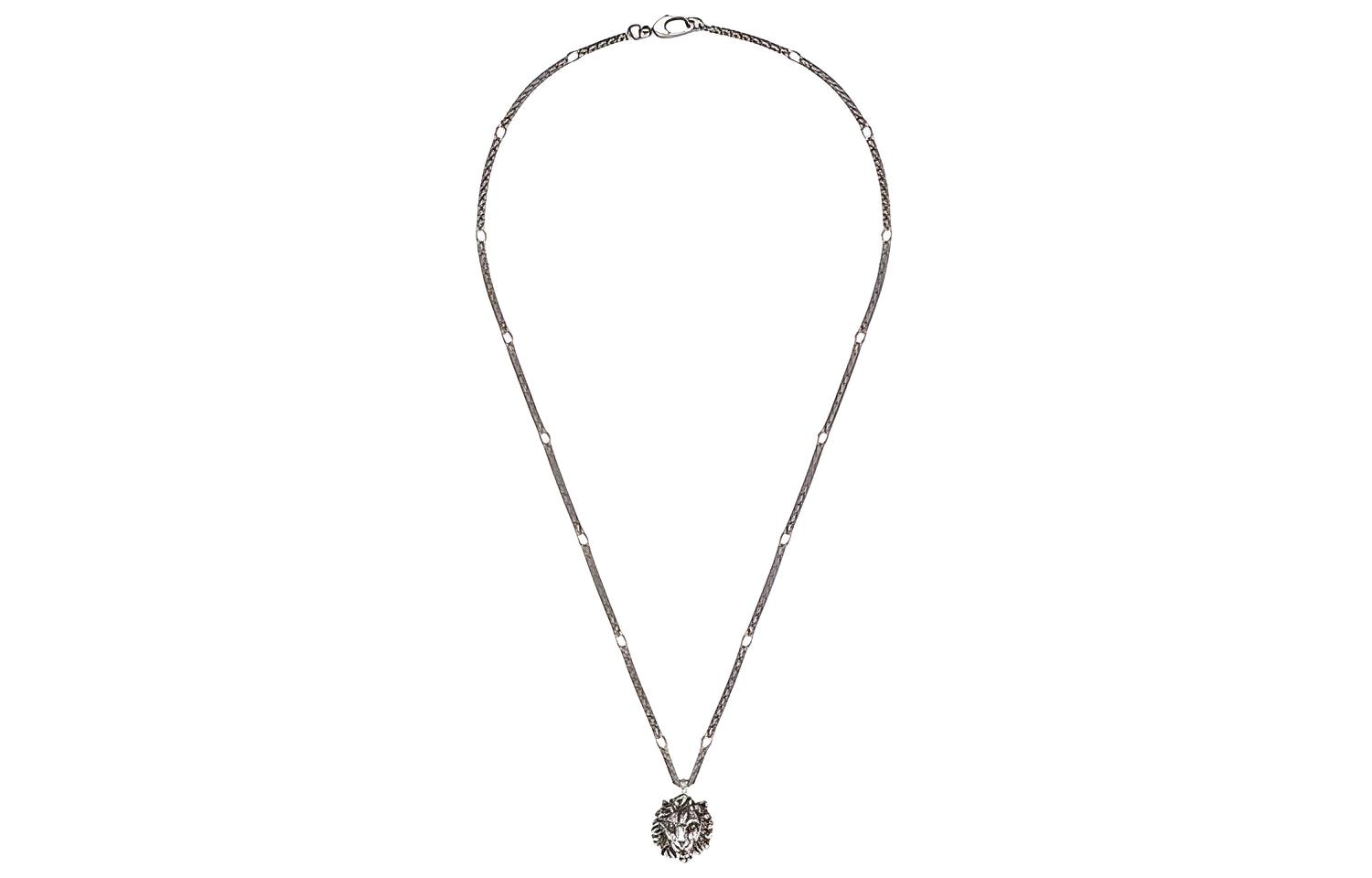 Gucci Lion Head Pendant Necklace — фото 1