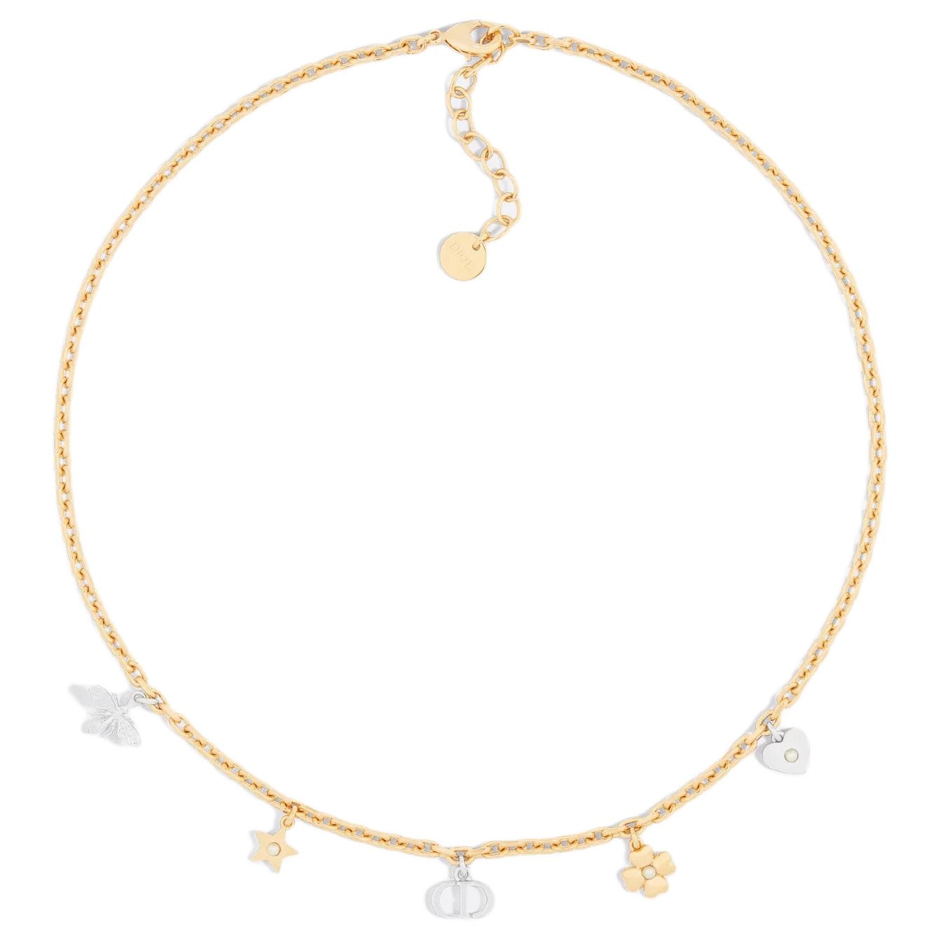 DIOR Petit CD Lucky Charms Necklace