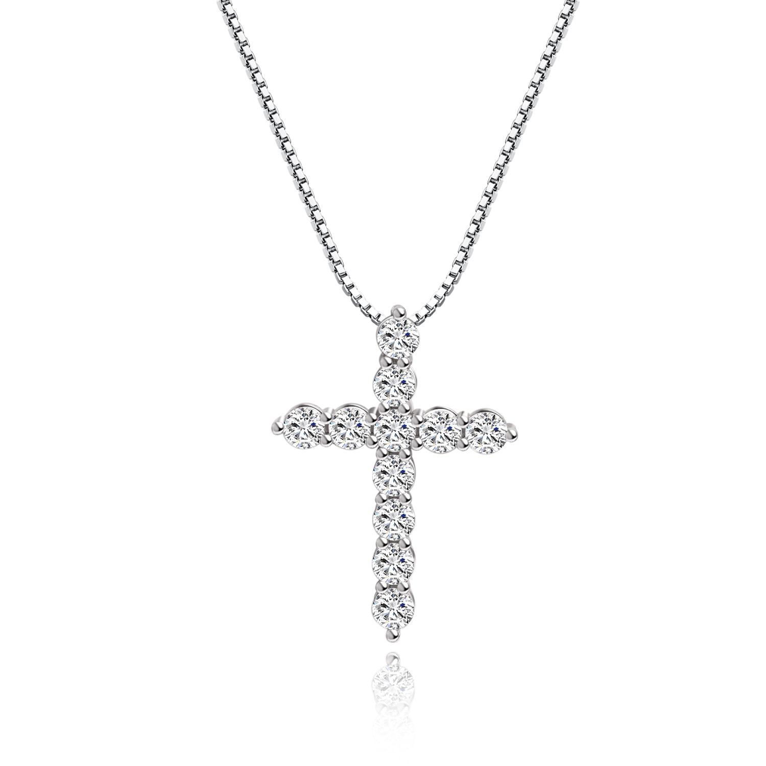 King Of Bling Cross Necklace