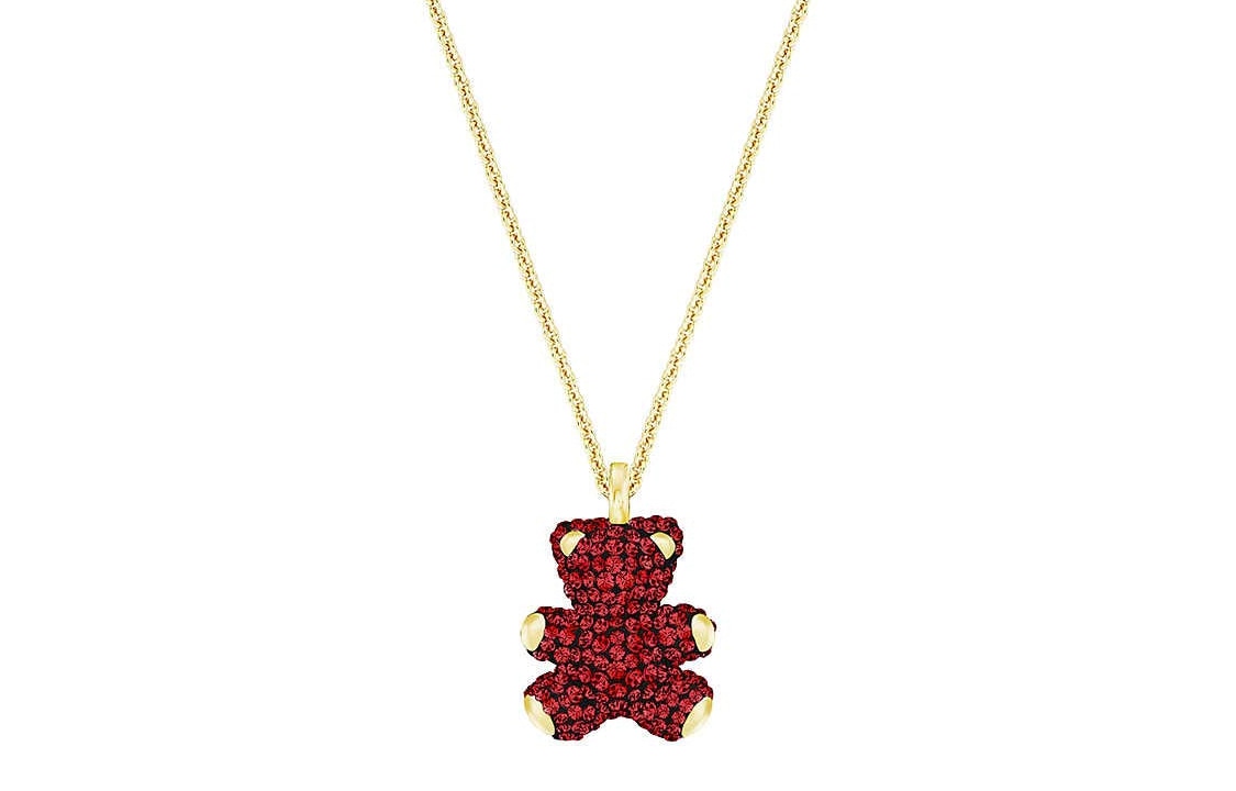 Swarovski/施华洛世奇 Swarovski 4D Bear Necklace Red