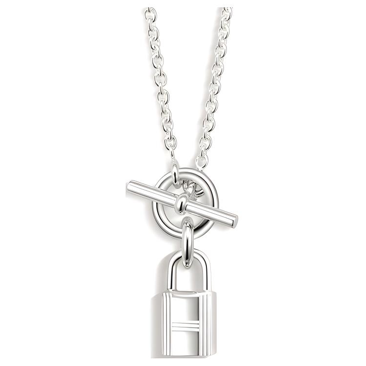 HERMES/爱马仕 Hermes Amulettes Cadenas Pendent Necklace