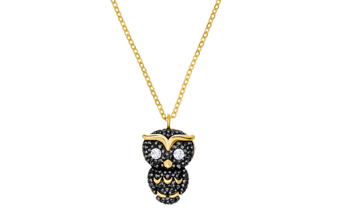 Swarovski/施华洛世奇 Swarovski Little Owl Necklace Black