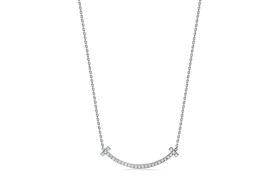 TIFFANY & CO./蒂芙尼 Tiffany & Co. Tiffany T Smile Pendant Necklace