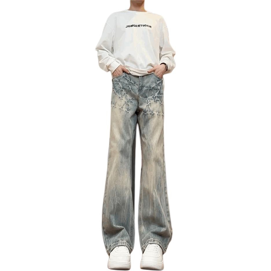 Struggle Vintage95 Wide Leg Lightning Denim