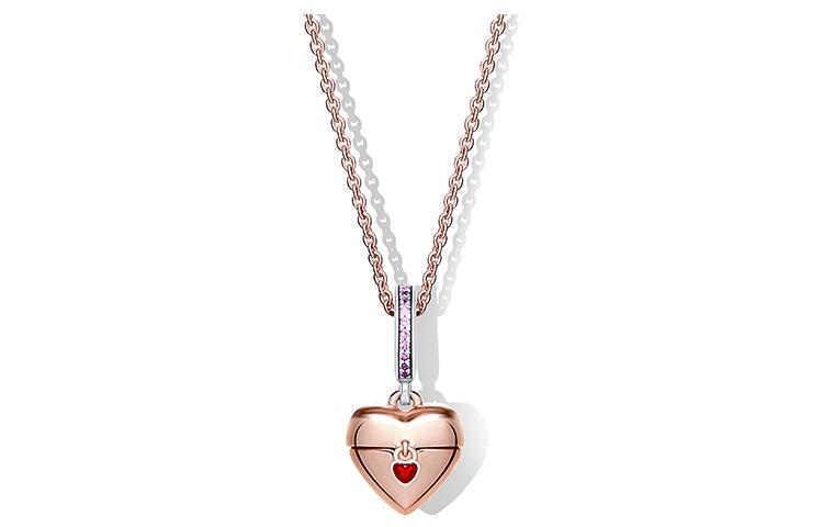 Pandora/潘多拉 Pandora Lovers Necklace Rose Gold