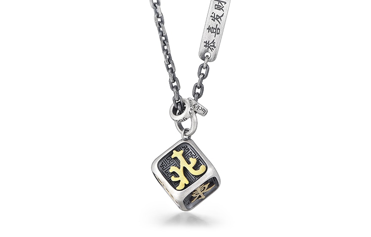 Ideagemer 925 Silver Dice Necklace — фото 1