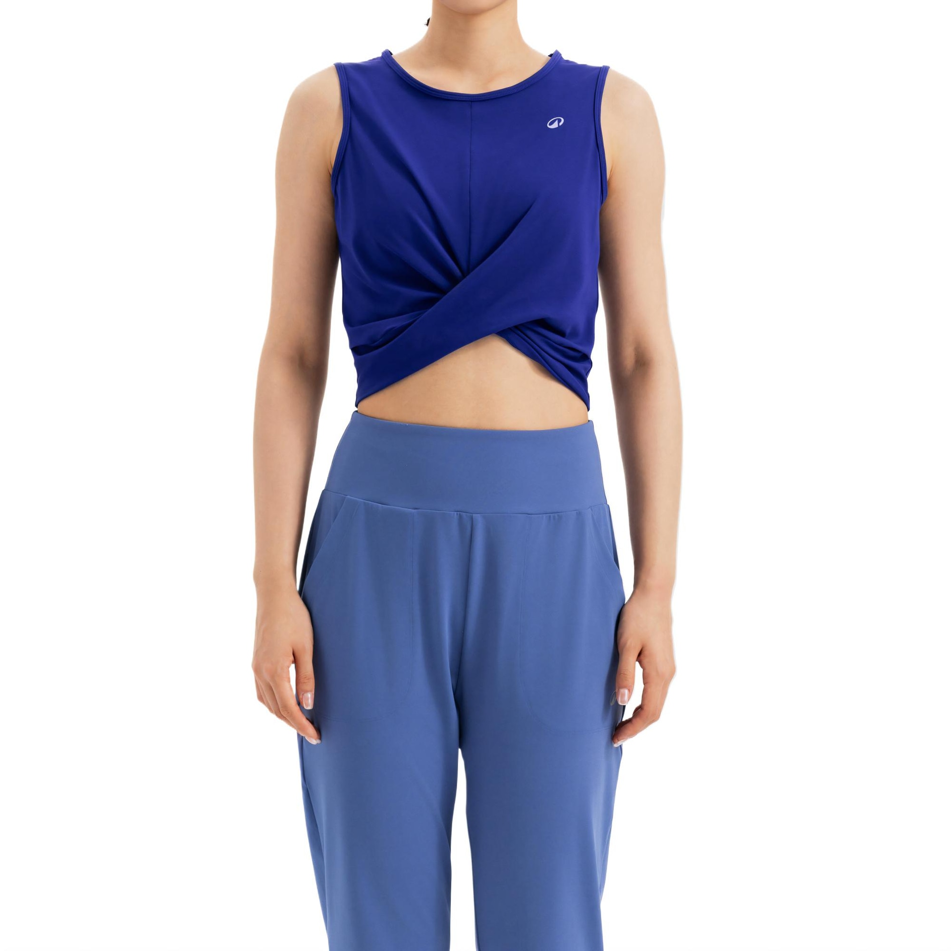 迪卡侬 DECATHLON Decathlon Kimjaly Dyn Top Crop Midnight Blue