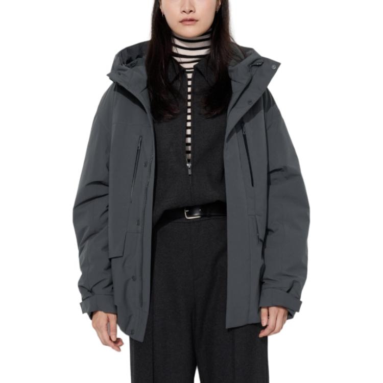 UNIQLO/优衣库 UNIQLO Waterproof Down Jacket Dark Gray