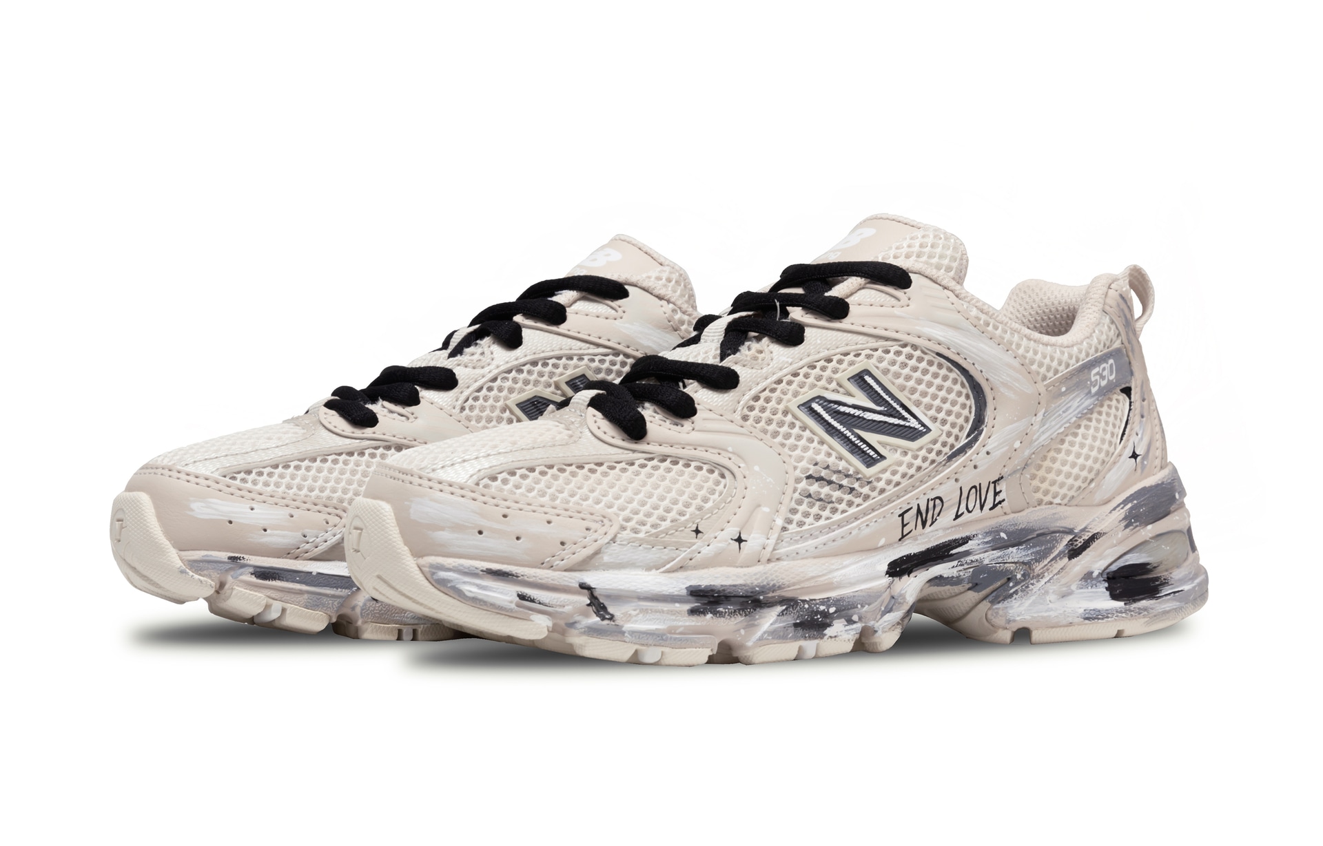 New Balance 530 Funi Brown White — фото 5