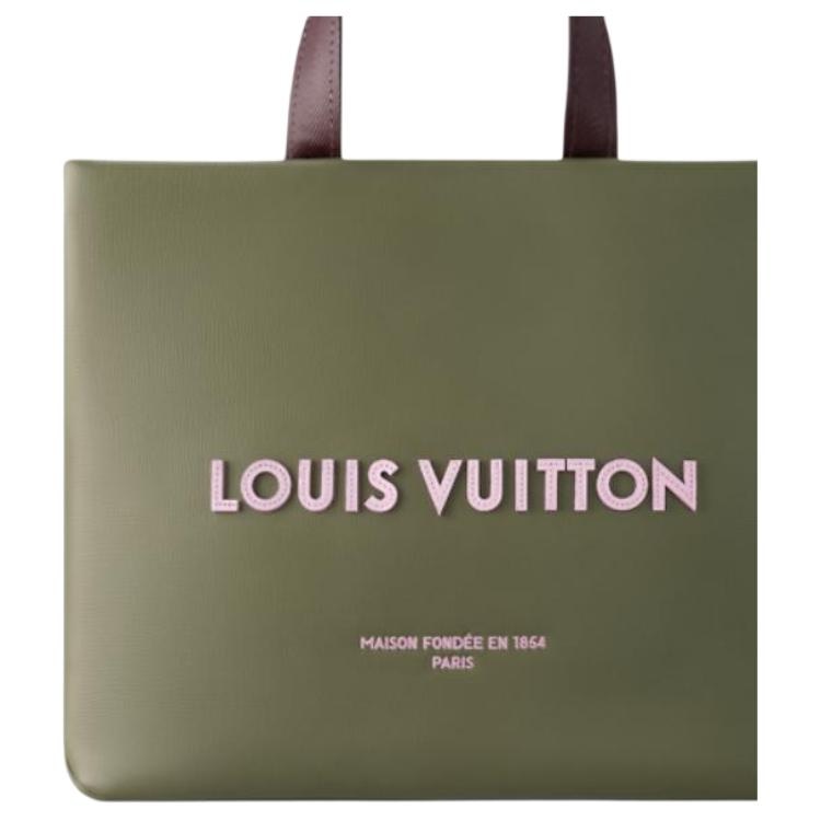 Louis Vuitton x Nigo Shopper Tote Green — фото 4