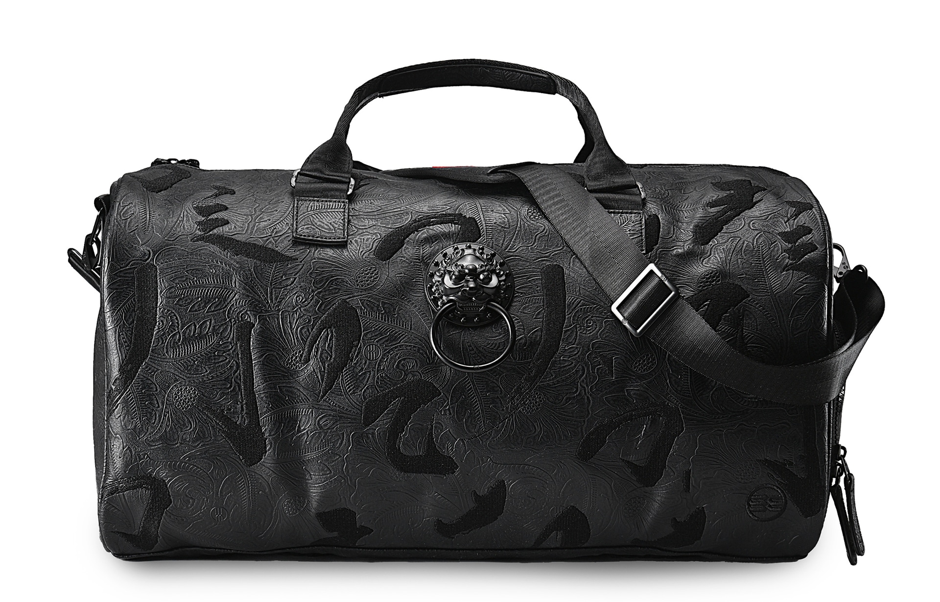 初弎 CHUSAN Black Lion Gym Bag