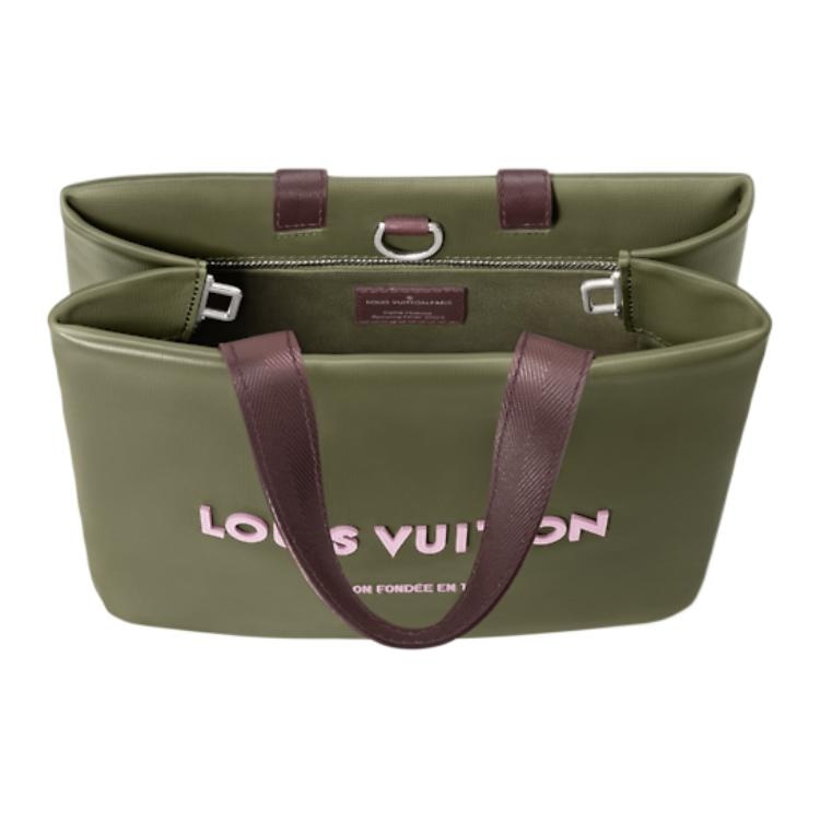 Louis Vuitton x Nigo Shopper Tote Green — фото 3