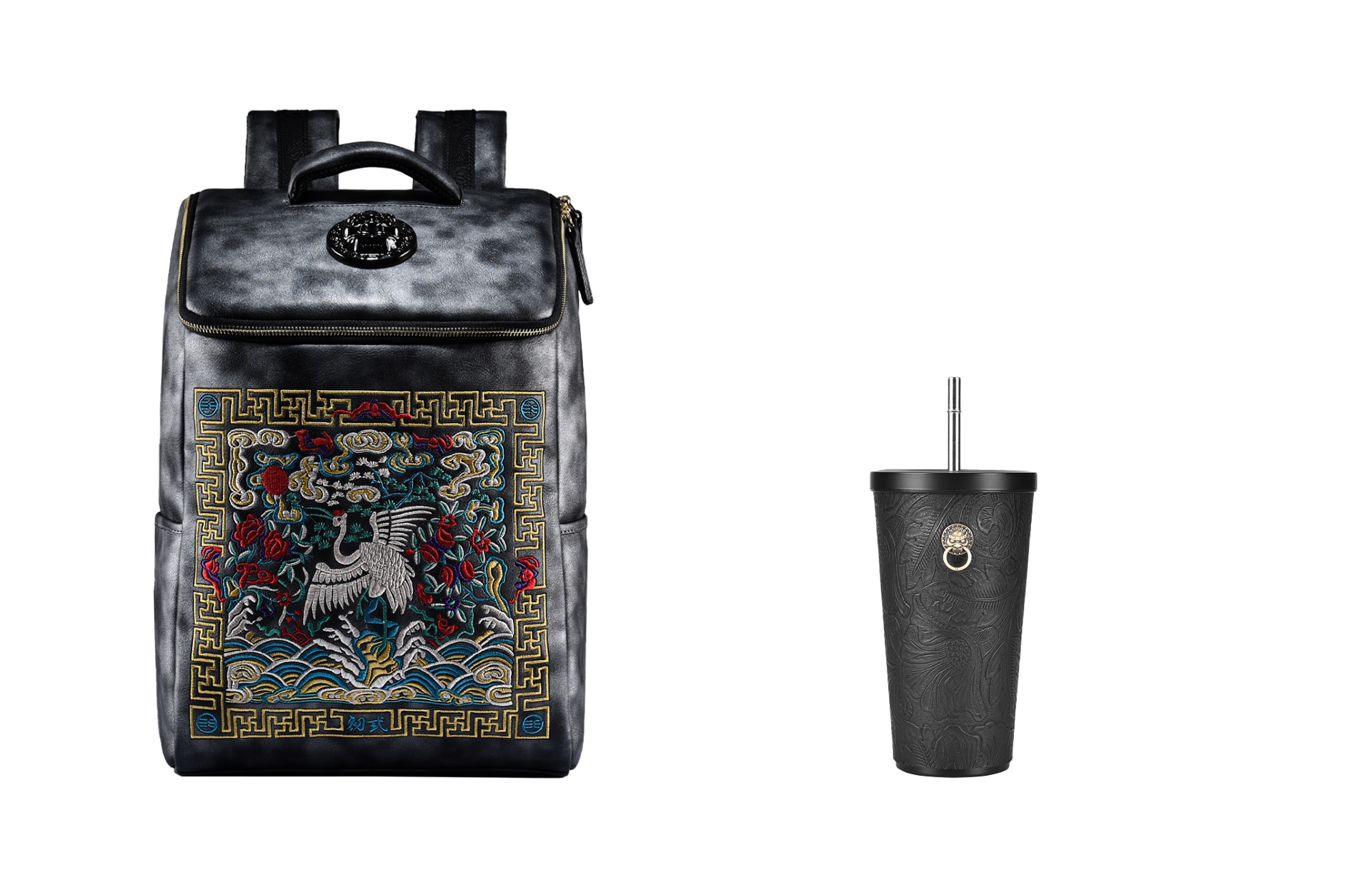 初弎 ChuSanh Black Lion Backpack — фото 7