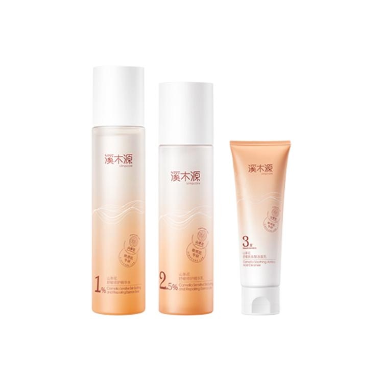 溪木源 (Арт. 山茶花沁透舒缓水乳套装水120ml+乳100ml) — фото 2
