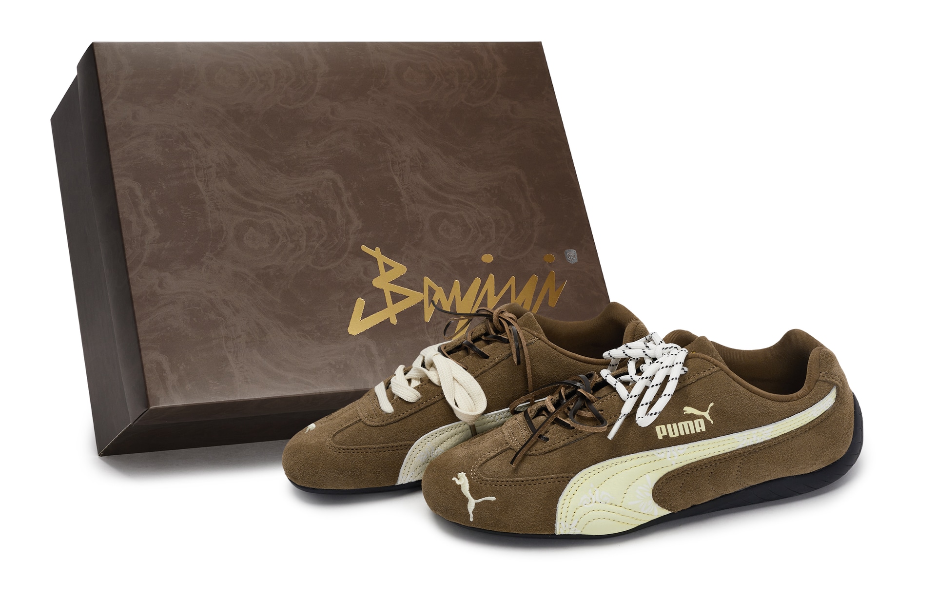 PUMA/彪马 PUMA Speedcat White Yellow Brown