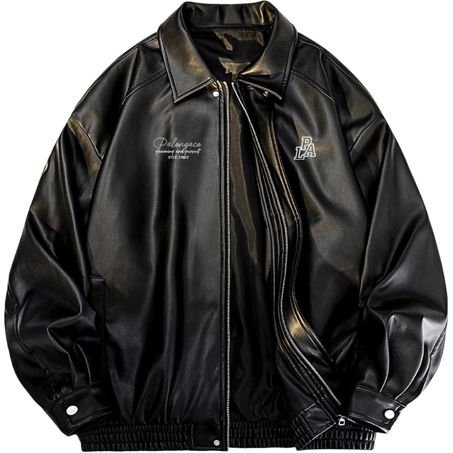 PAL ONGACO PU Leather Jacket