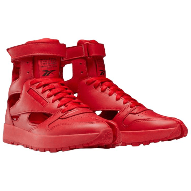 Maison Margiela Reebok x Maison Margiela Classic Leather Tabi High Red — фото 8