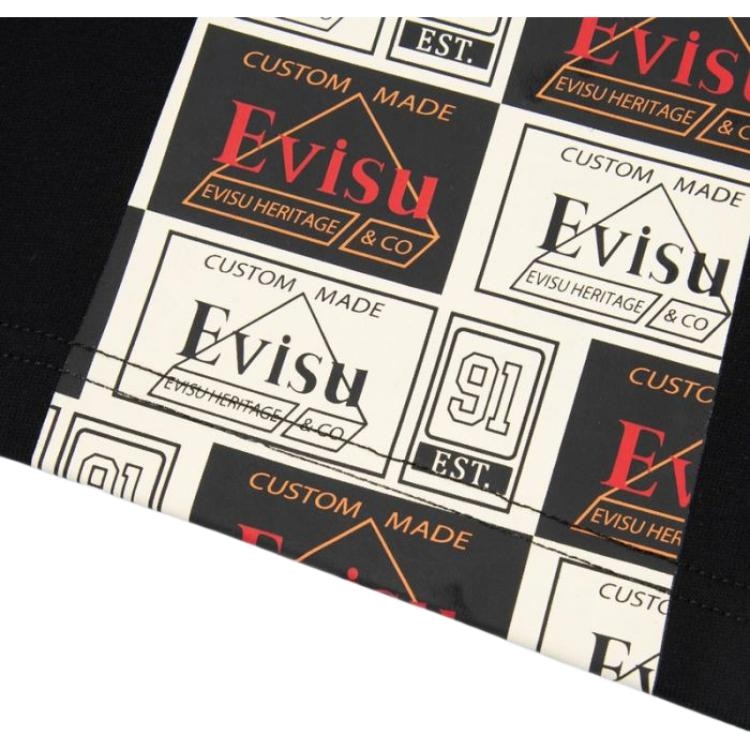 Evisu Shorts Black — фото 4