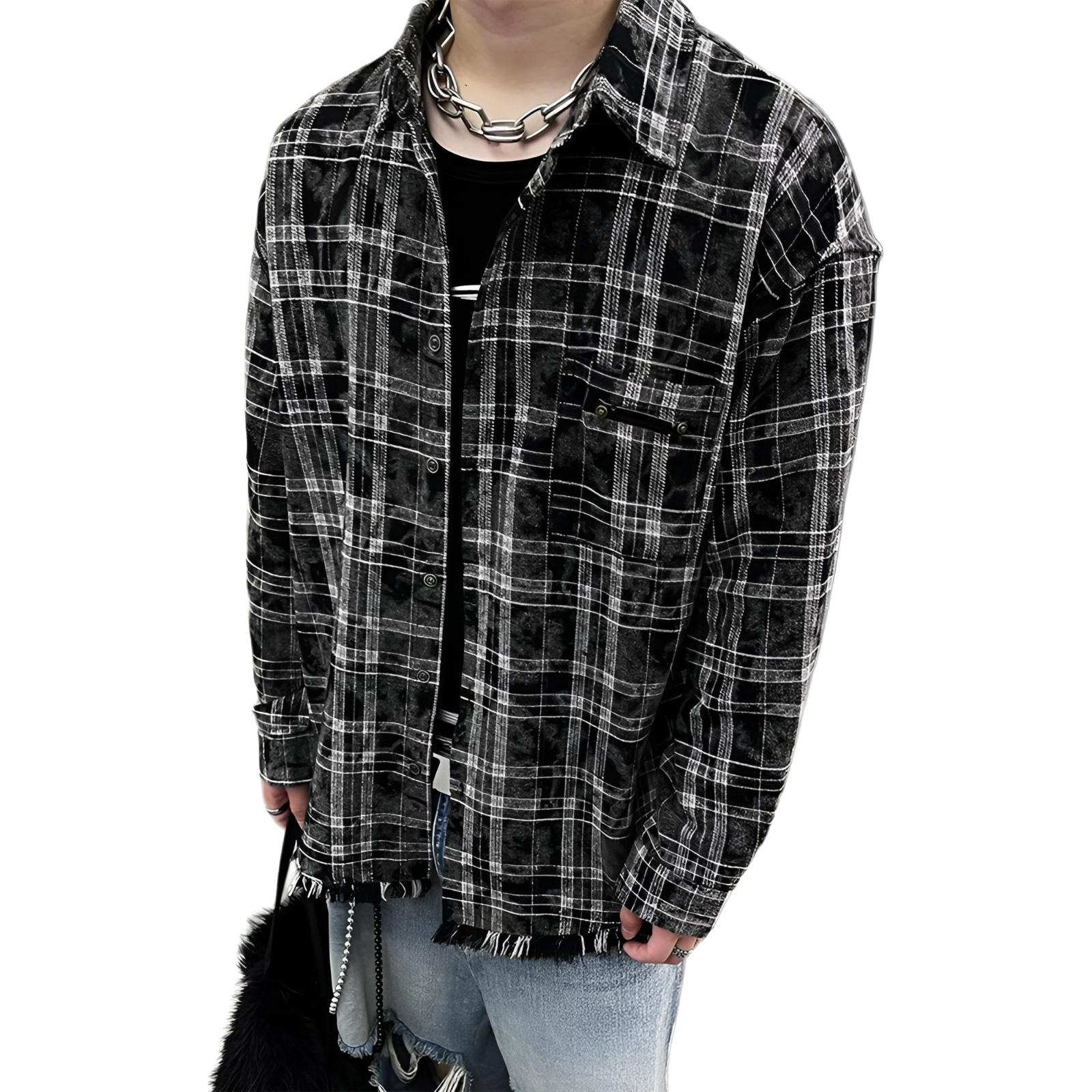 UNA RETA Vintage Plaid Shirt