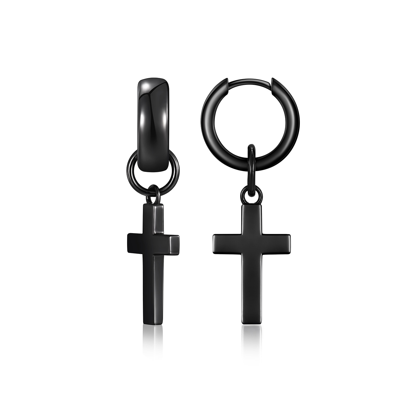 Ideagemer Cross Earrings Black — фото 10