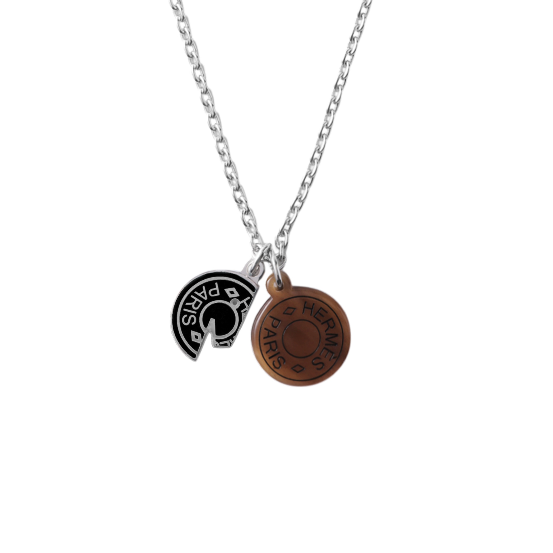 HERMES/爱马仕 Hermes Carrousel Silver Necklace