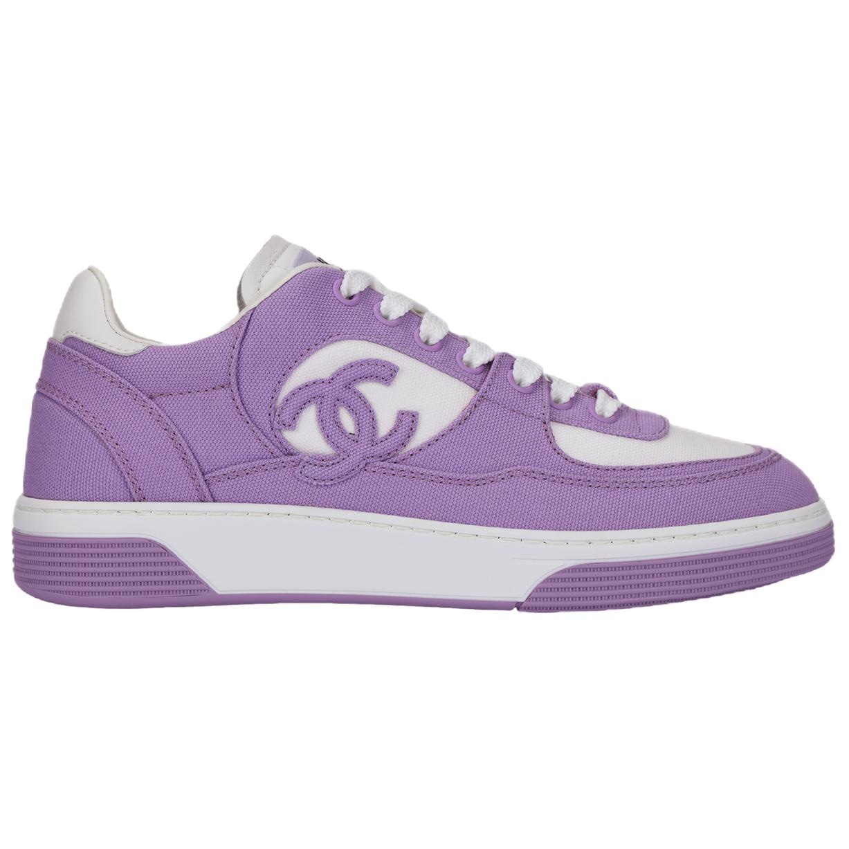 Chanel Low Top Sneakers Light Purple — фото 6