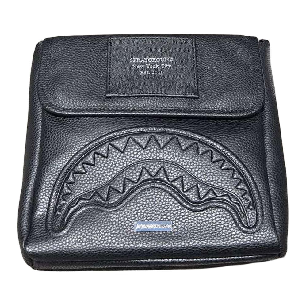Sprayground PVC Messenger Bag Black