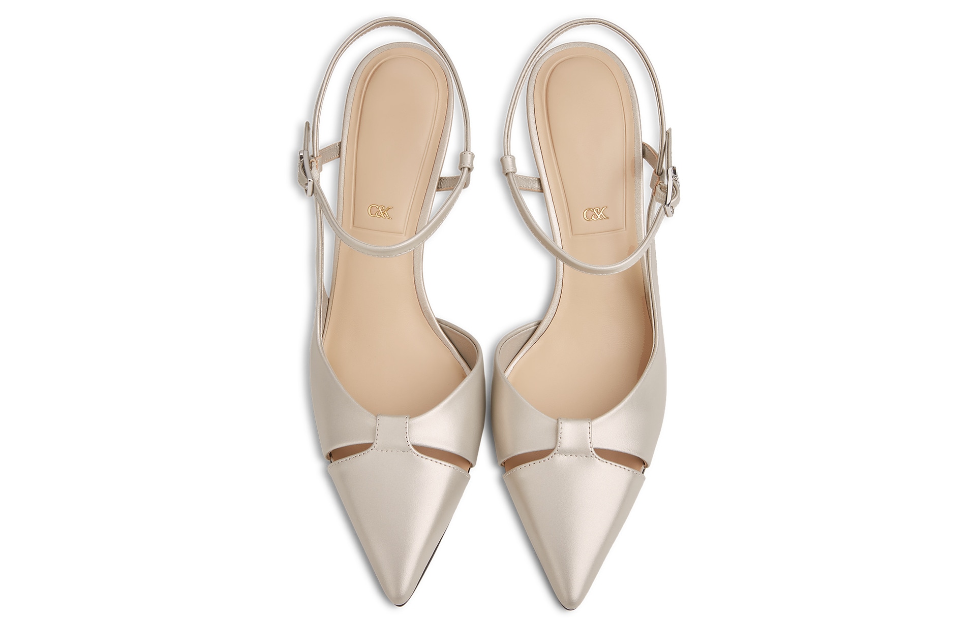 Charles&Keith Ivory Pointed Toe Heels — фото 2