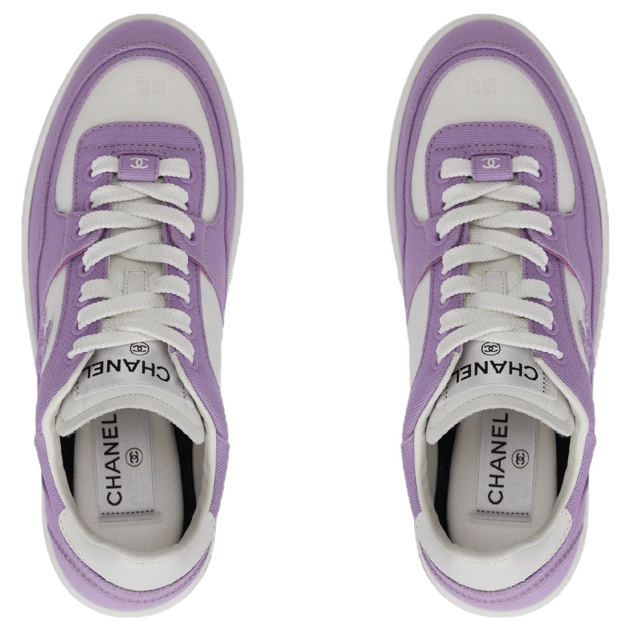 Chanel Low Top Sneakers Light Purple — фото 7