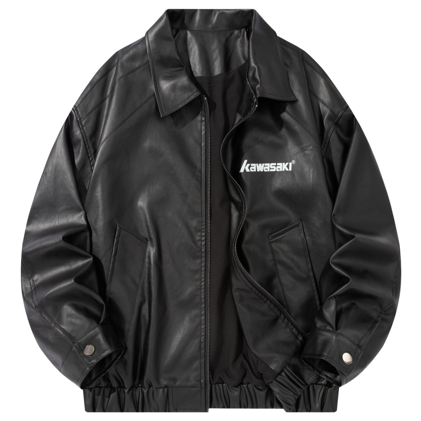 Kawasaki/川崎 Kawasaki PU Leather Jacket
