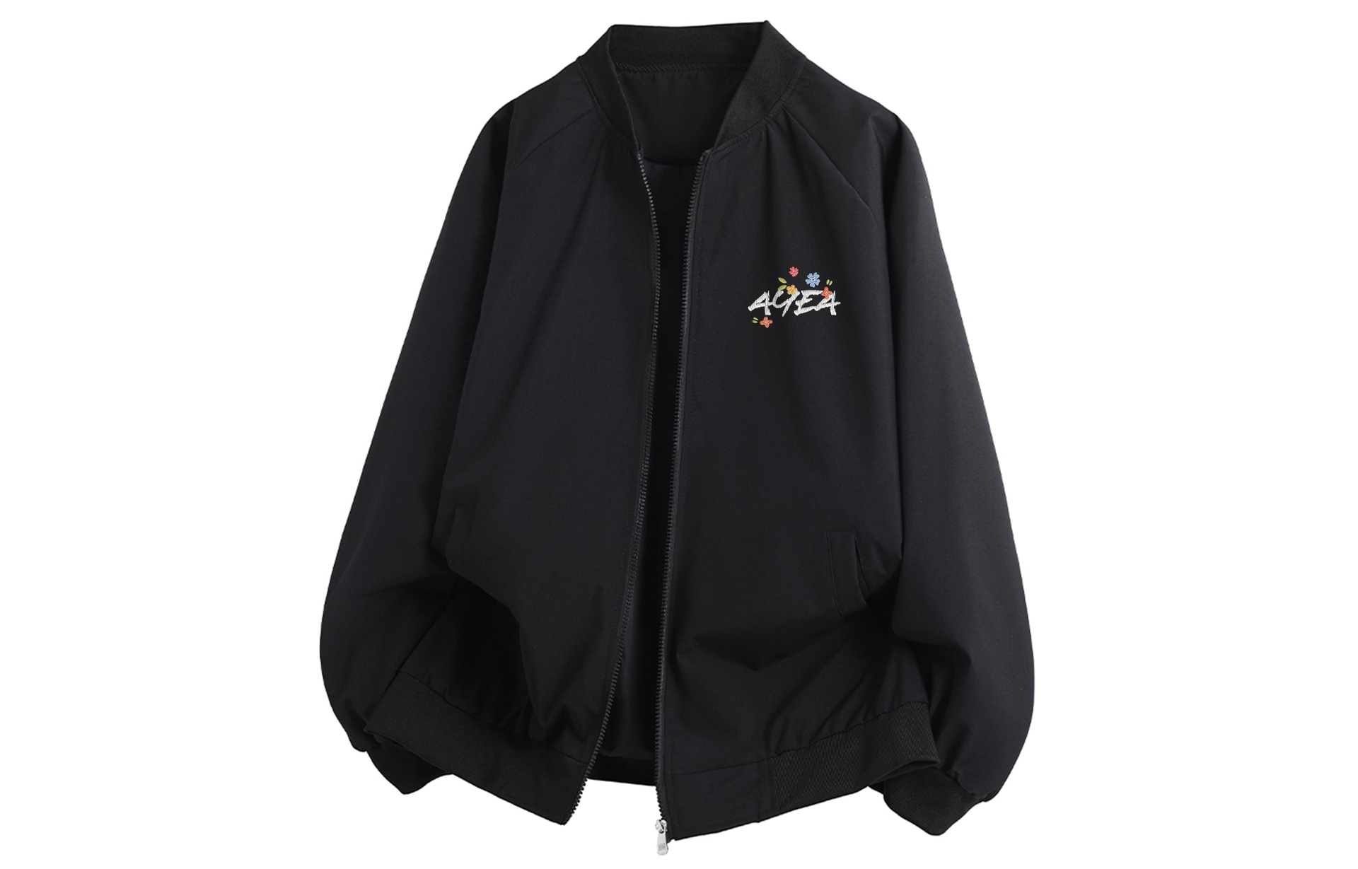 Ayea Retro Floral Lightning Baseball Jacket — фото 1