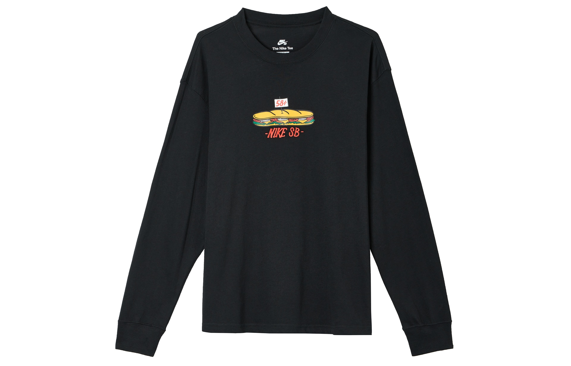 Футболка Nike SB Long Sleeve Tee Black
