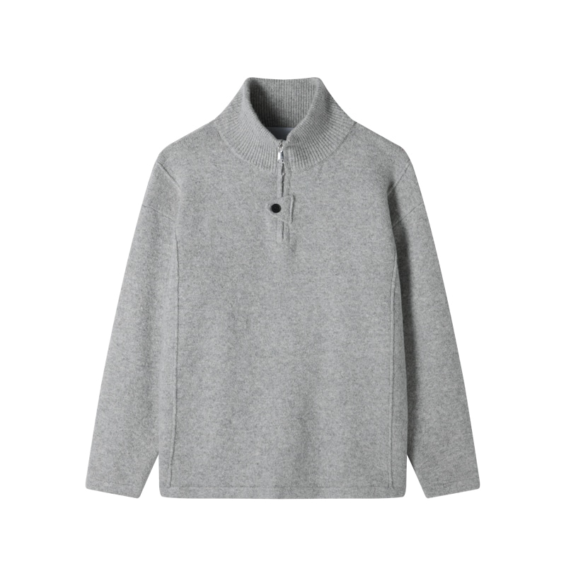 HERBEL Half-Zip Knit Sweater