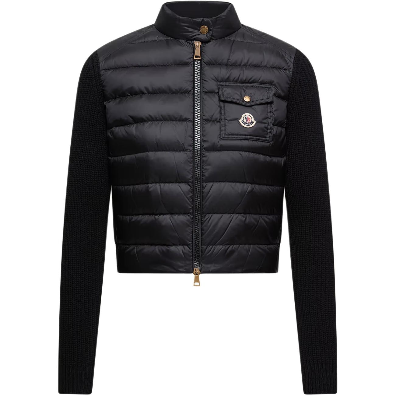 Moncler Padded Corduroy Wool Cardigan