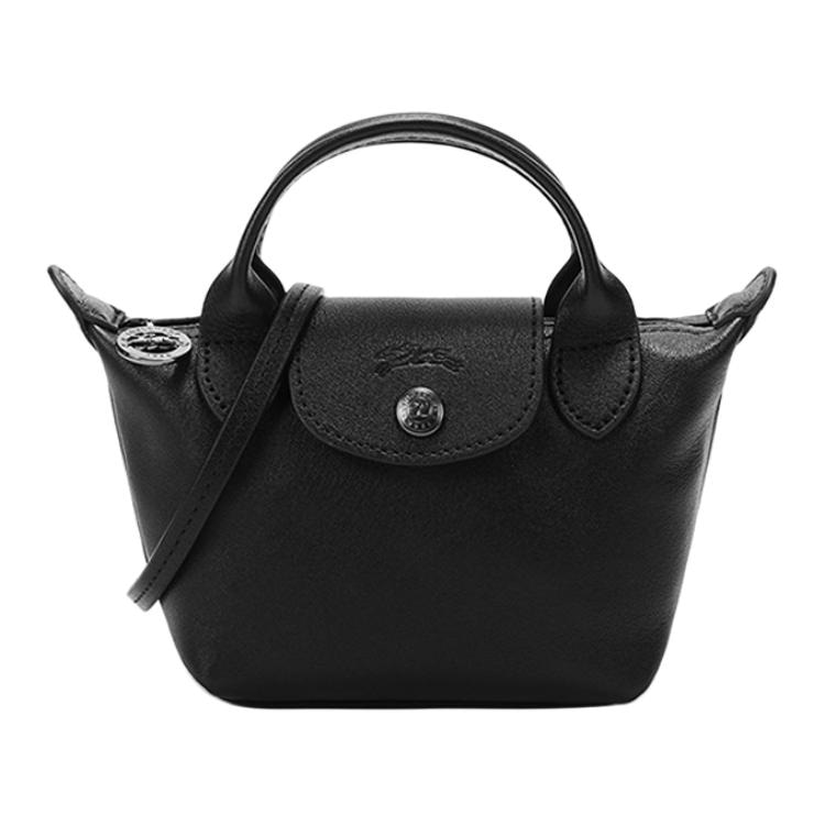 LONGCHAMP/珑骧 LONGCHAMP Le Pliage Cuir13 Black