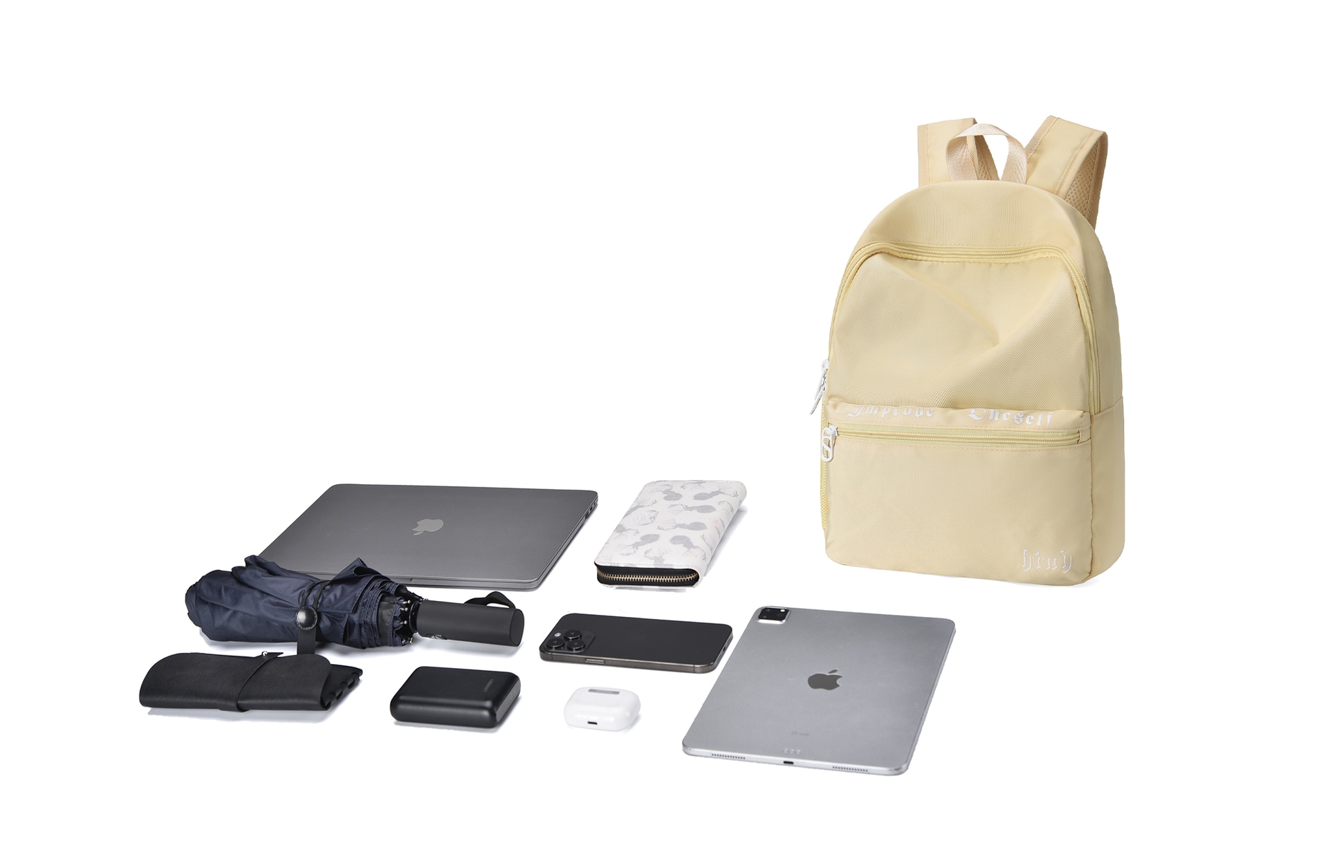 Hiny Backpack Egg Yellow — фото 4