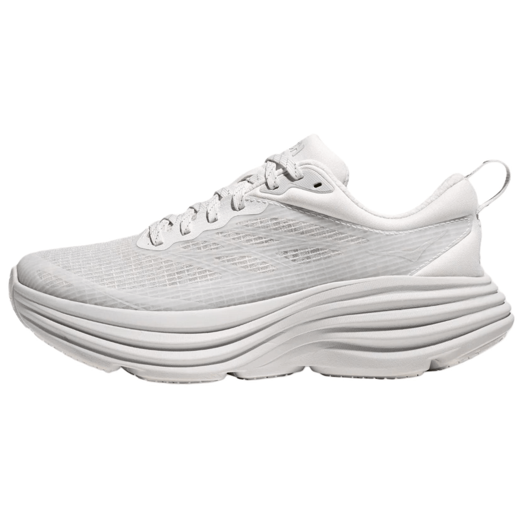 Hoka One One Bondi 8 Caged White Cosmic Grey — фото 4