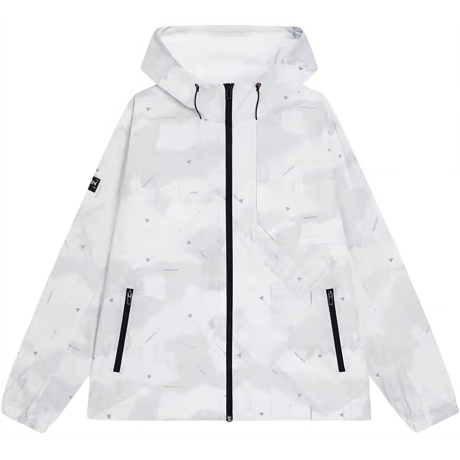 特步 Xtep Lifestyle Windbreaker Pearl White