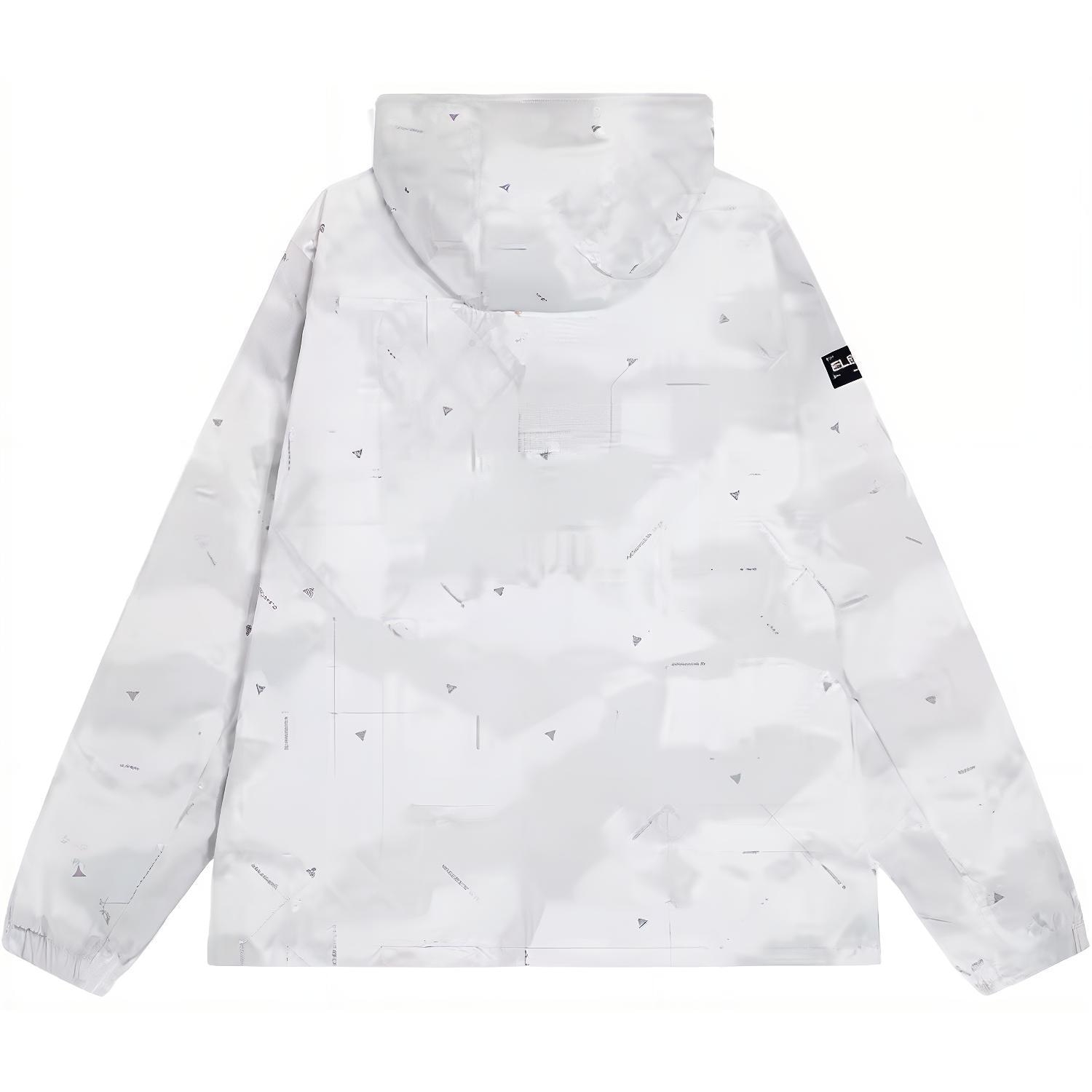 特步 Xtep Lifestyle Windbreaker Pearl White — фото 1