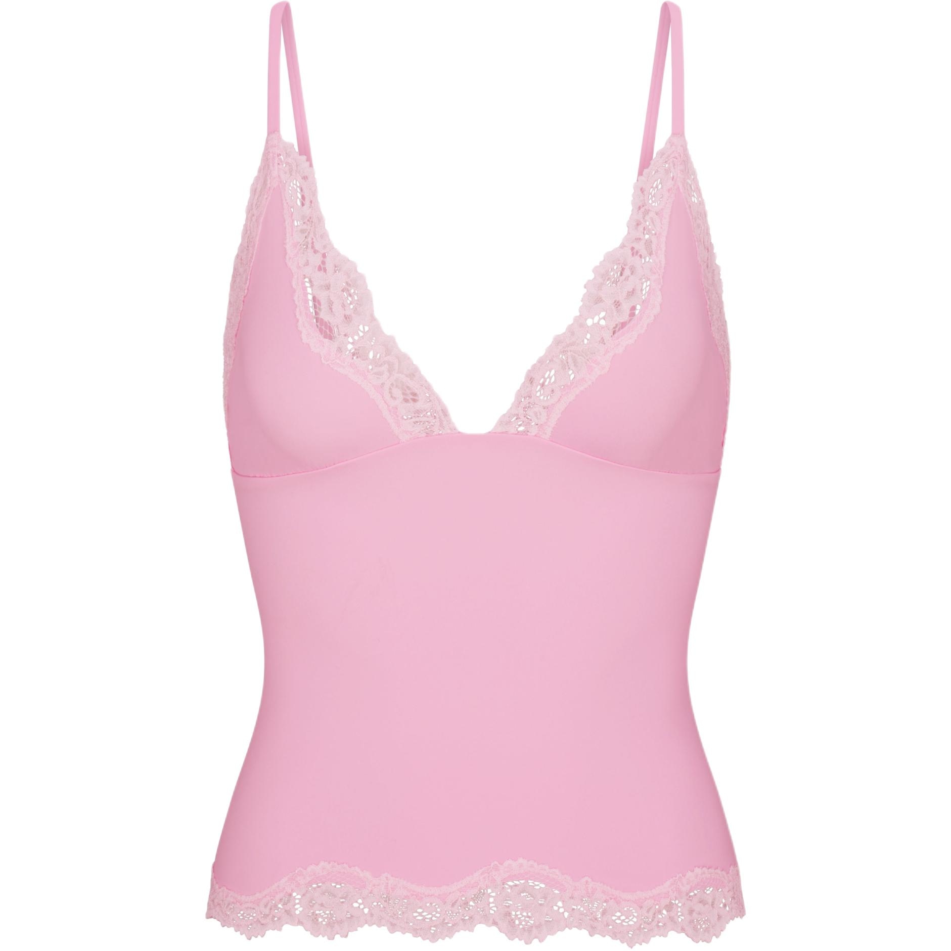 Skims Fits Everybody Lace Triangle Cami and Boy Short Set — фото 1