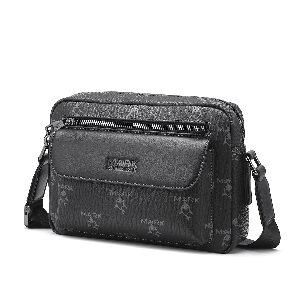 Fairwhale Shark Print Crossbody Bag — фото 3
