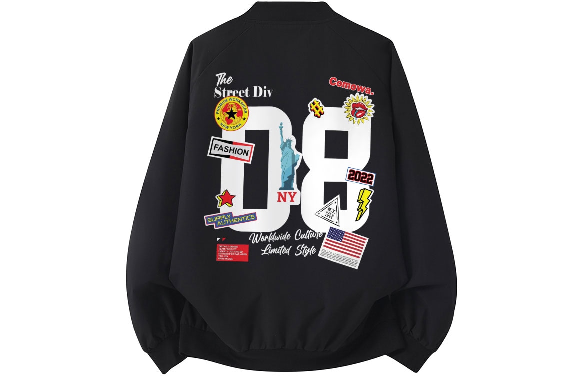 COMOWA Logo Print Jacket