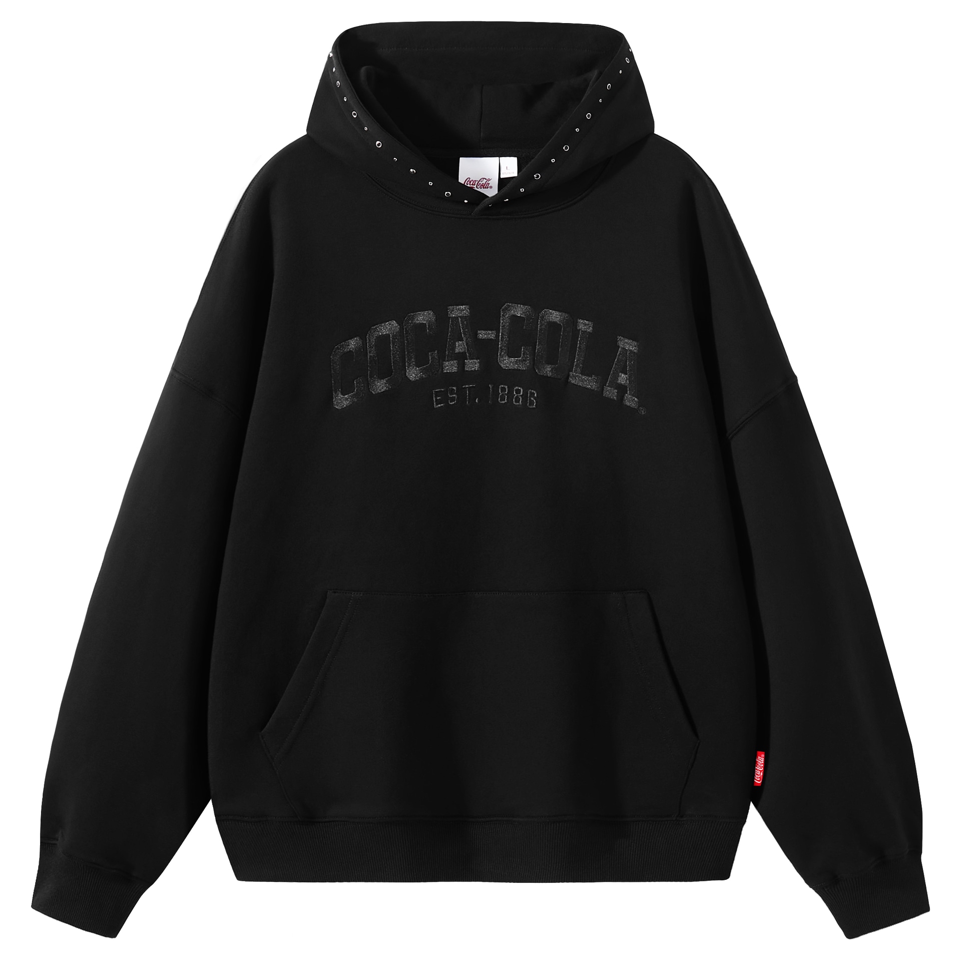 Худи Coca-Cola/可口可乐 Coca-Cola Logo Embroidered Hoodie