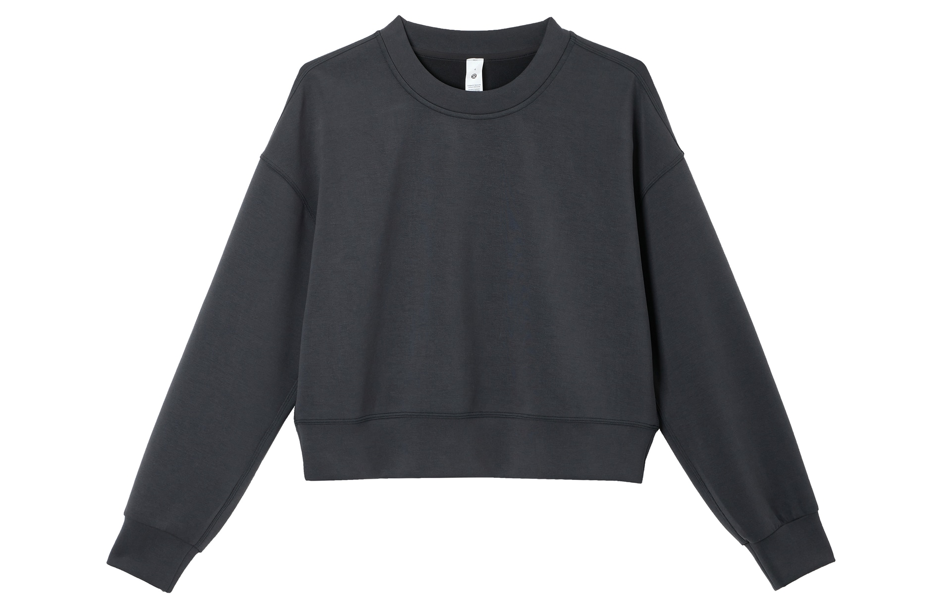 lululemon/露露乐蒙 lululemon Softstreme Perfectly Oversized Cropped Crew Espresso